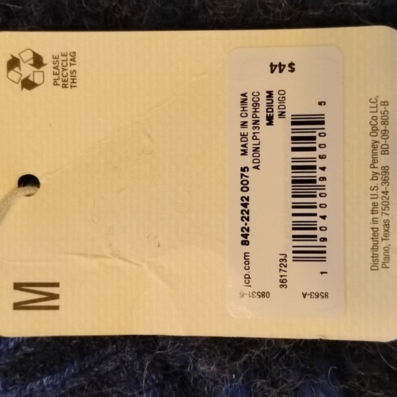 a.n.a. Woman's Indigo Round Neck Sweater, Size: M, NWT - Picture 7 of 11